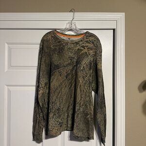 Mossy Oak Men’s Camouflage Long Sleeve Shirt XL